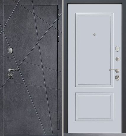 Входная дверь Command Doors Geometria New 05 Белый матовый